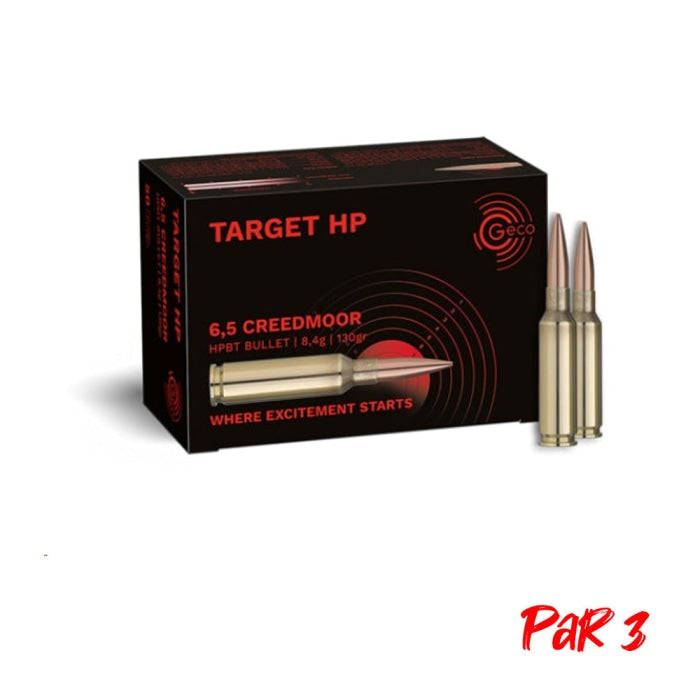 Balles Geco Target HP - Cal. 6,5 Creedmoor 2420105P3