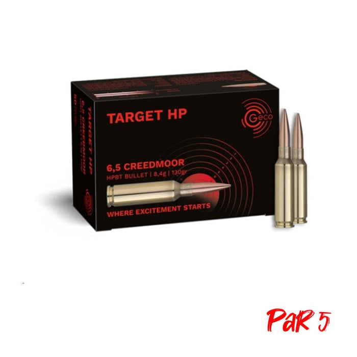Balles Geco Target HP - Cal. 6,5 Creedmoor 2420105P5