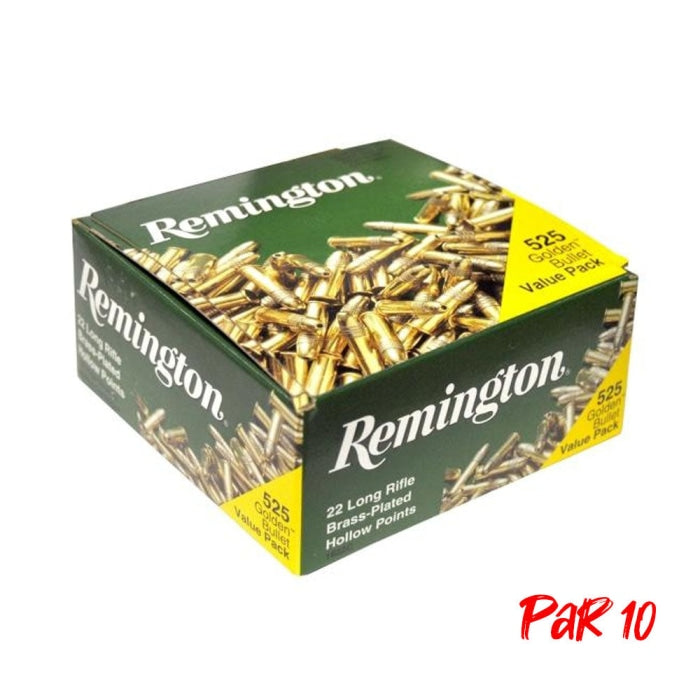 Balles Remington Golden Pointe Creuse High Velocity HP - Cal. 22LR