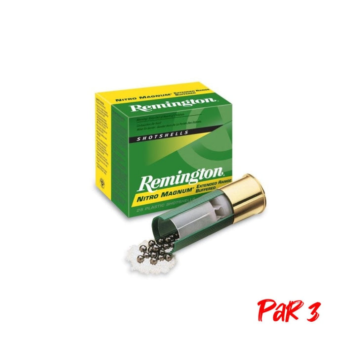 Balles Remington Nitro Magnum - Plombs N°4 CD12424P3