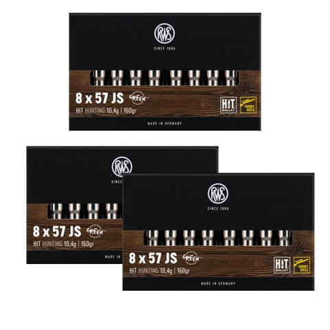 Balles RWS HIT Short Riffle - 10.4 g - Cal. 8x57 JS 2408475P3