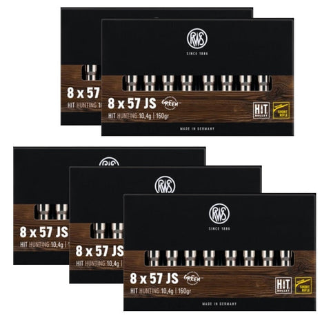 Balles RWS HIT Short Riffle - 10.4 g - Cal. 8x57 JS 2408475P5
