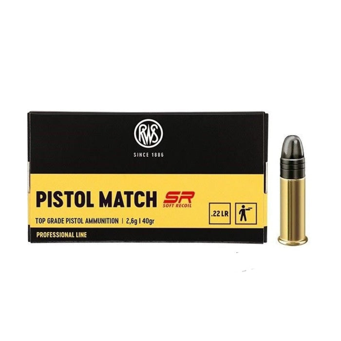 Balles RWS Pistol Match SR - Cal. 22LR 2317799