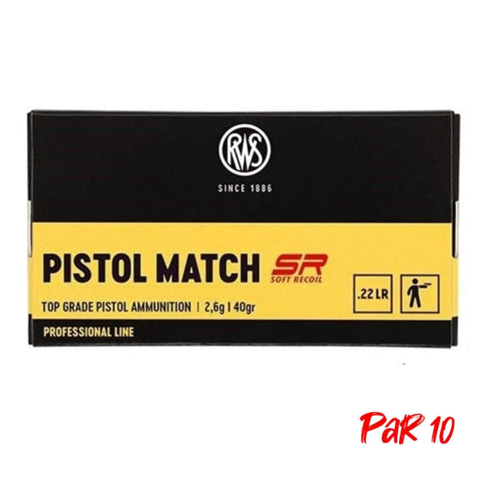 Balles RWS Pistol Match SR - Cal. 22LR 2317799P10