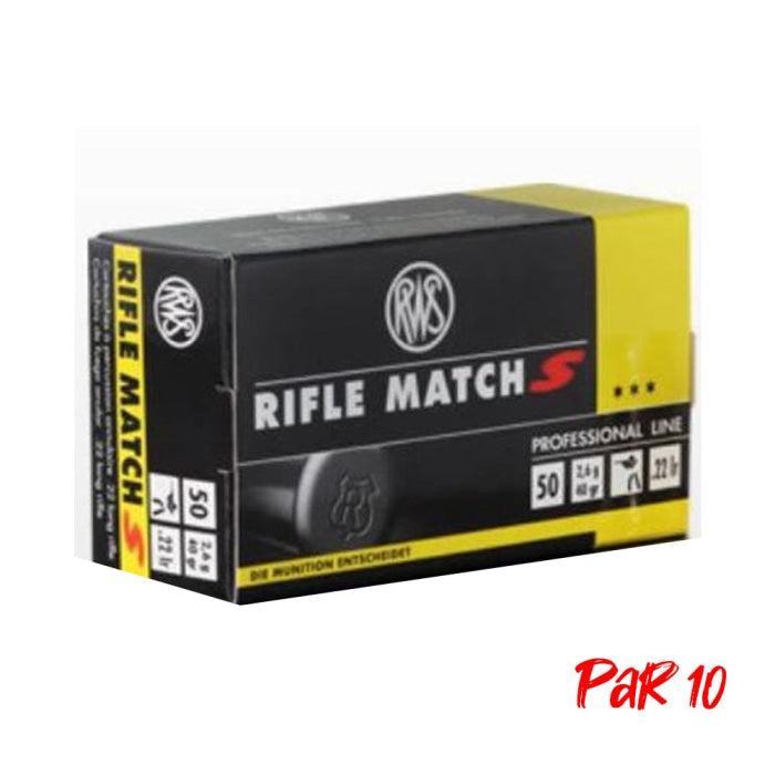 Balles RWS Rifle Match S - Cal. 22LR 2314372P10