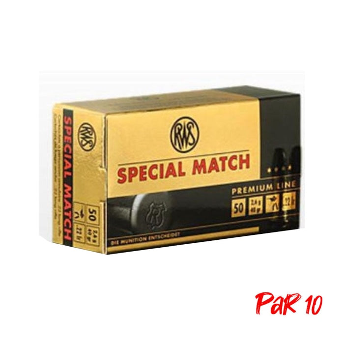 Balles RWS Spécial Match - Cal. 22LR 2134233P10