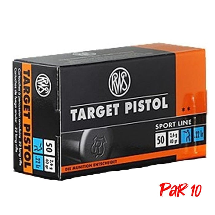 Balles RWS Target Pistol - Cal. 22LR 2132710P10