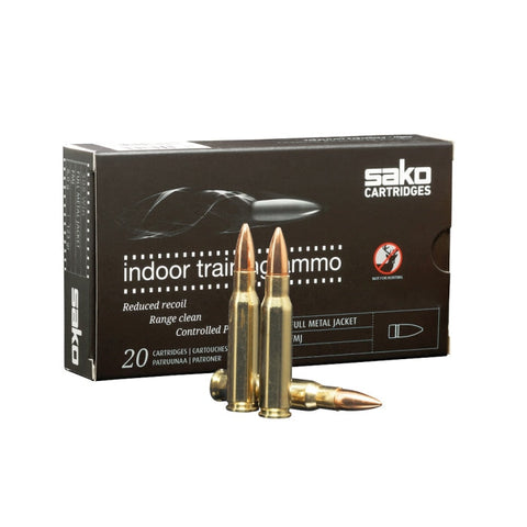 Balles Sako Cinetir SpeedHead FMJ 6.5x55 SE pour tir sportif et de précision, conçues en Finlande, offrant une fiabilité et une performance constante, idéales pour carabines 6.5x55 SE, avec un design Full Metal Jacket et une réduction du recul pour un usage intérieur et extérieur, compatibles avec longues distances.