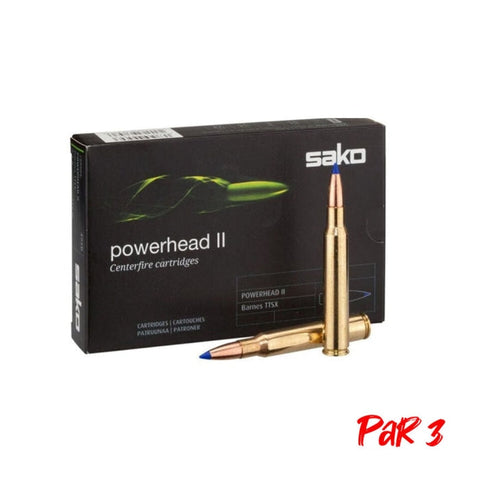 Balles Sako PowerHead II TXM - Cal. 8x57 JS 62200003P3