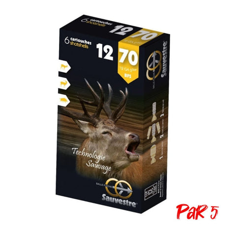 Balles Sauvestre gros gibier - Cal. 12/67 & 12/70 MS112P5