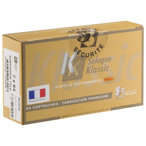 Balles Sologne - Cal. 7x64 BG764S