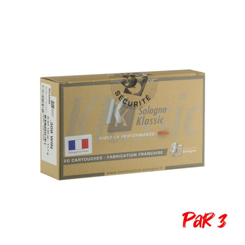 Balles Sologne Nosler Ballistic TIP - 308 Win BG3080P3