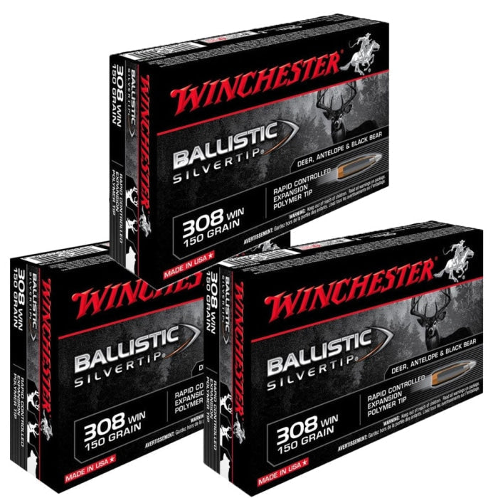 Balles Winchester Ballistic Silvertip - Cal. 308 Win. CSBST308P3