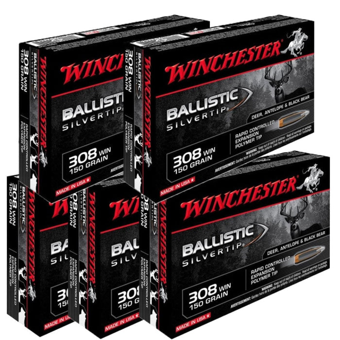 Balles Winchester Ballistic Silvertip - Cal. 308 Win. CSBST308P5