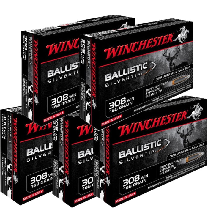 Balles Winchester Ballistic Silvertip - Cal. 308 Win. CSBST308AP5