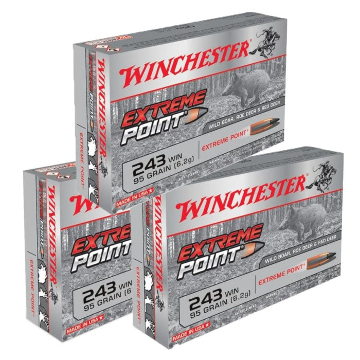 Balles Winchester Extreme Point - Cal. 243 Win. CX243XPP3