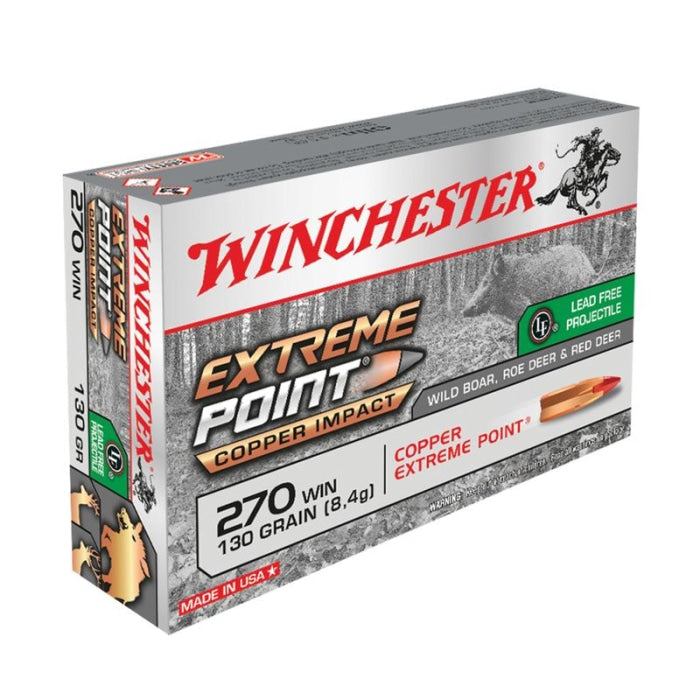 Balles Winchester Extreme Point Lead Free - Cal. 270 Win. CX270XPLF