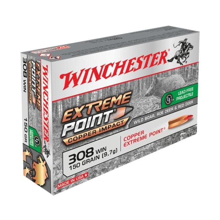 Balles Winchester Extreme Point Lead Free - Cal. 308 Win. CX308XPLF