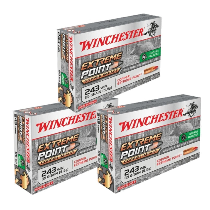 Balles Winchester Extreme Point Leader Free - Cal. 243 Win.