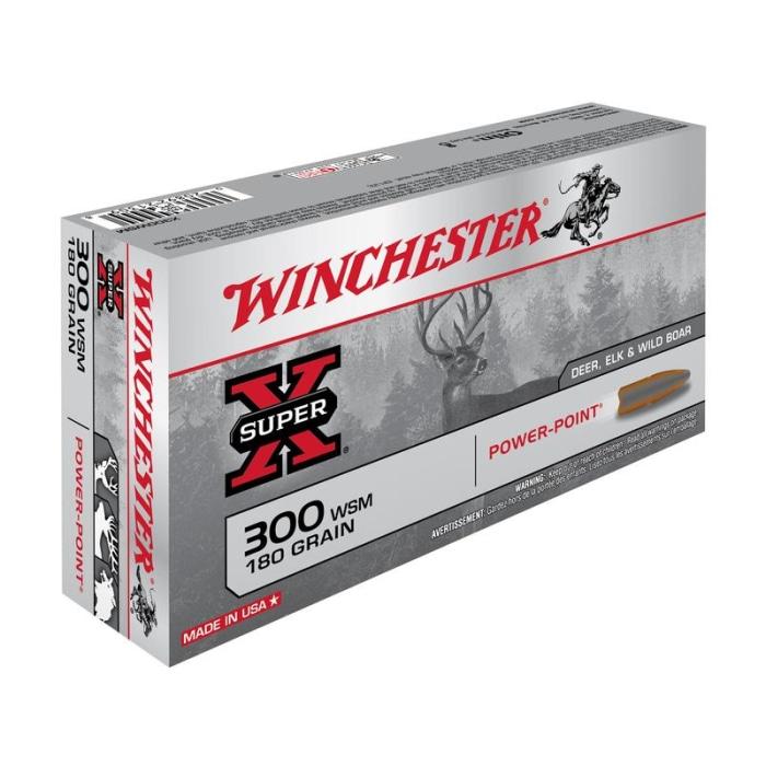 Balles Winchester Power Point 300 - Cal. 300 WSM CX300WSM