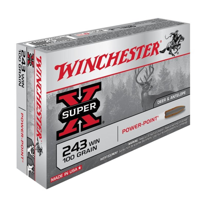 Balles Winchester Power Point - Cal. 243 Win. CX2432