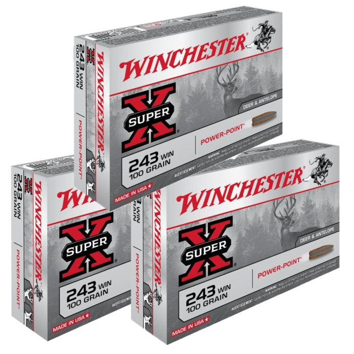 Balles Winchester Power Point - Cal. 243 Win. CX2432P3