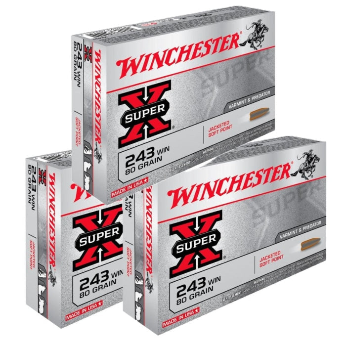 Balles Winchester Power Point - Cal. 243 Win. CX2431P3