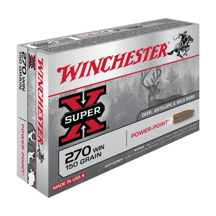 Balles Winchester Power Point - Cal. 270 Win. CX2704