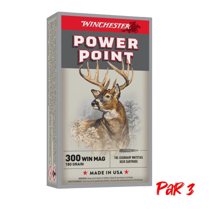 Balles Winchester Power Point - Cal. 300 Win. Mag. CX30WM2P3