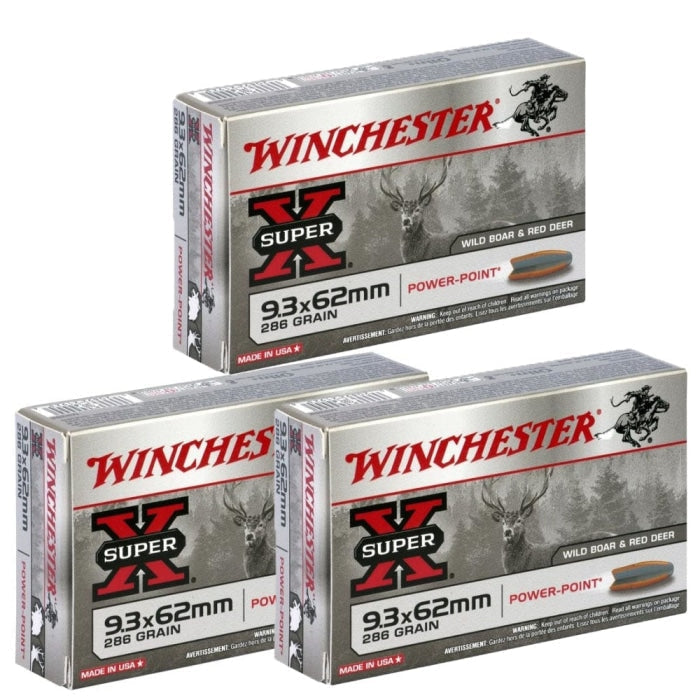 Balles Winchester Power Point - Cal. 9.3x62 CM9362P3