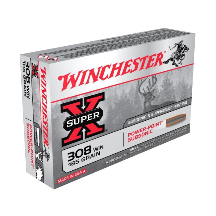Balles Winchester Subsonic - Cal. 308 Win. CX308SUBX