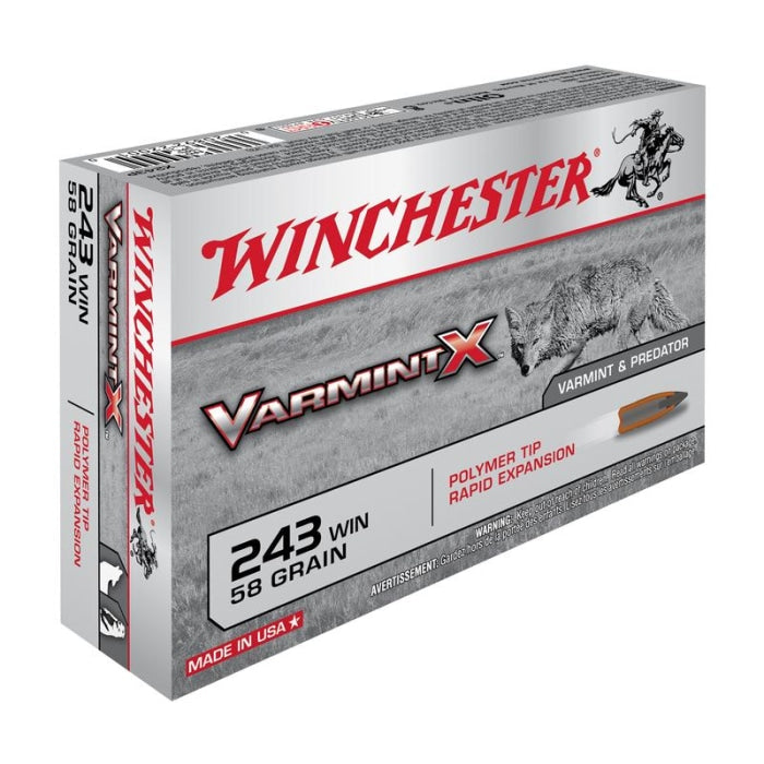 Balles Winchester Varmint X - Cal. 243 Win. CX243P