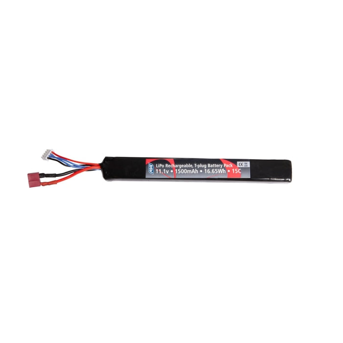 Batterie ASG Li-Po 11.1V 1500mAh 16.65 WH T-Plug - 1 Stick ASG0015