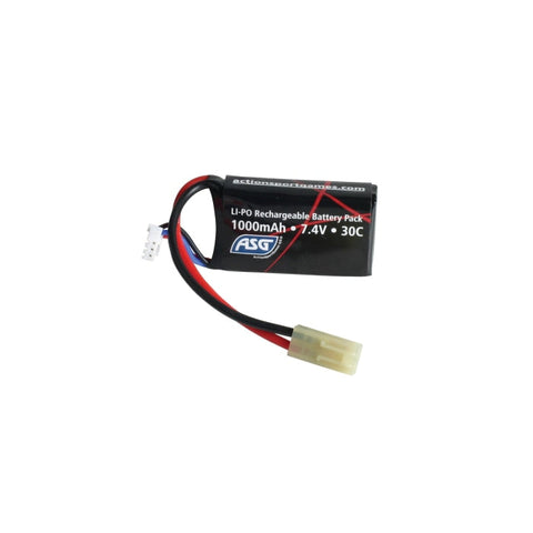 Batterie ASG Li-Po 7.4V 1000mAh - 1 Stick Compacte 17462