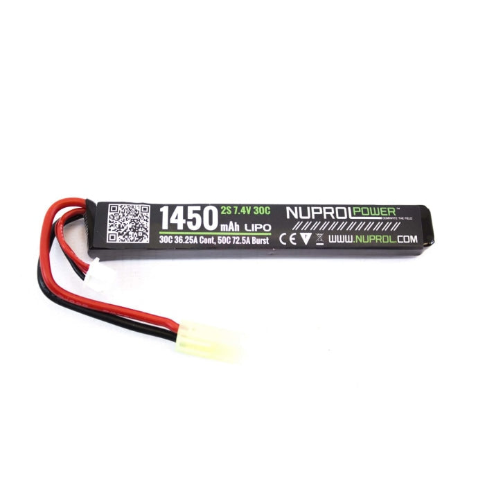 Batterie LiPo stick Nuprol - 7,4 v/1450 mAh 30C A63240