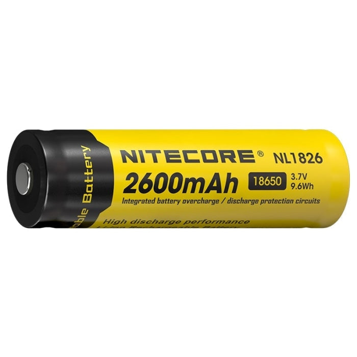 Batterie Nitecore Li-ion 18650 - 2600mAh NCNL1826