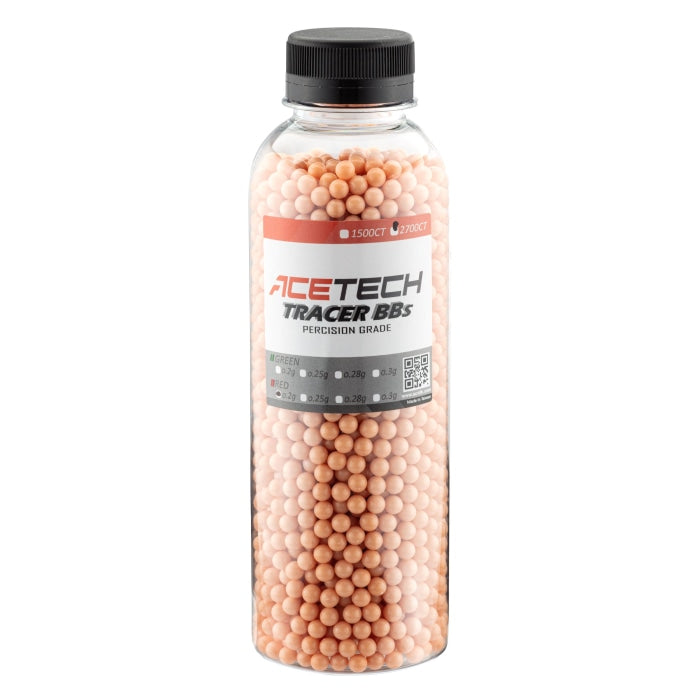 Billes Acetech Tracer 0.20 g rouge - Par 2700 BB1006