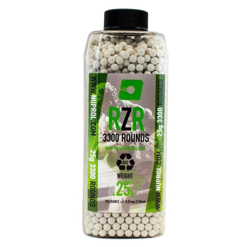 Billes airsoft Nuprol rzr bio Par 3300 - Cal. 6 mm Bb’s BB9136
