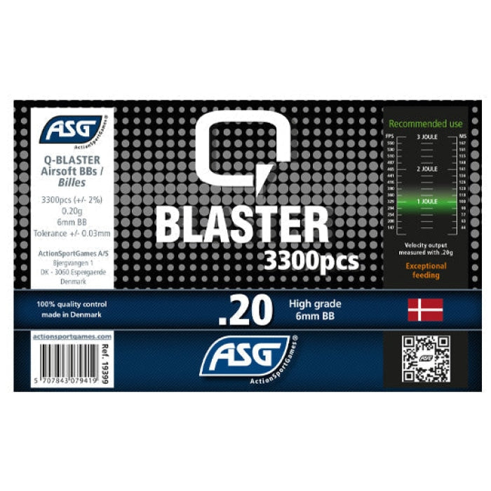 Billes ASG Q Blaster Plastiques - Par 3300 19399