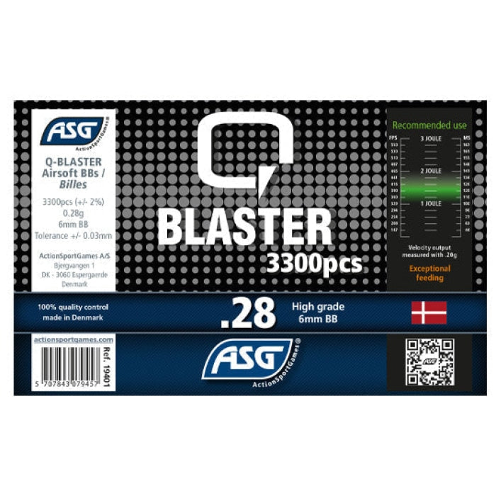 Billes ASG Q Blaster Plastiques - Par 3300 19401