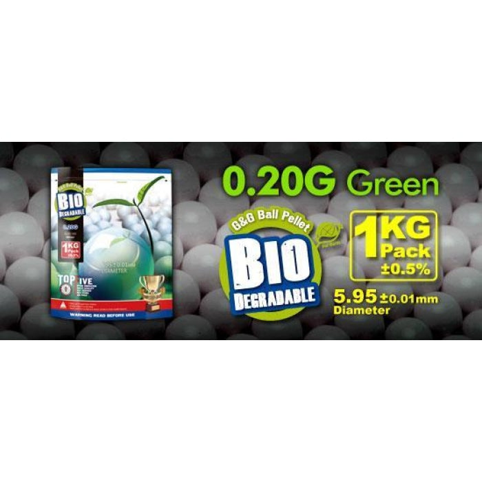 Billes Bio G&G Armament Aluminium Foil Vertes X5000 - 0.20G S10740