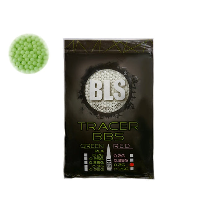Billes BLS Traçantes Plastiques Vertes - en Sachet de 1kg BLS0011