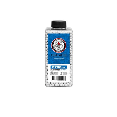 Billes plastiques d’airsoft G&G Perfect - Bouteille de 2700 S10748