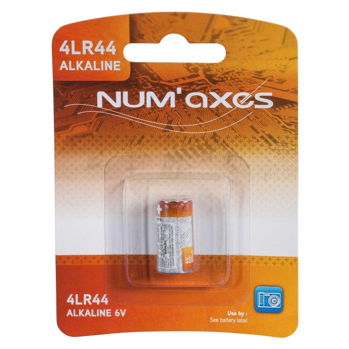 Blister 1 pile Num’Axes - 4LR44 alcaline 6 V NUM860