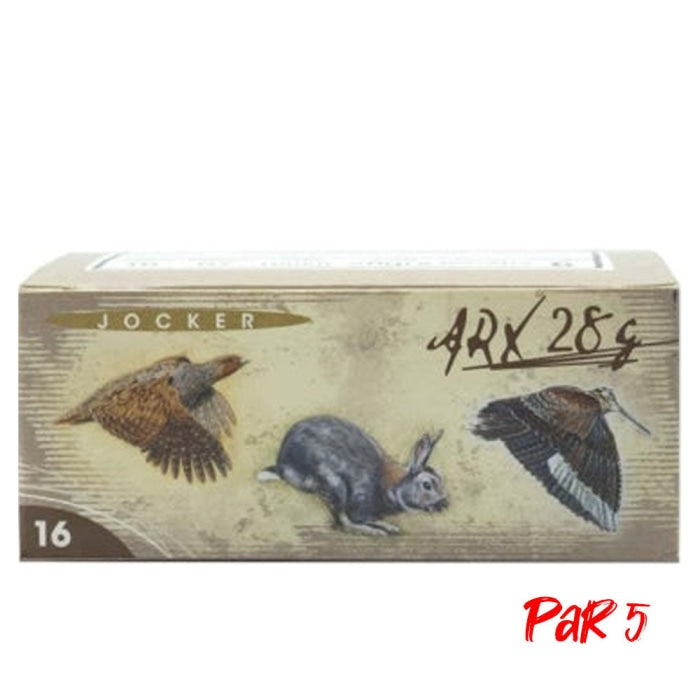 Boite de 10 Cartouches Jocker ARX 28 BG - Cal. 20/70/16 JO9103155006P5