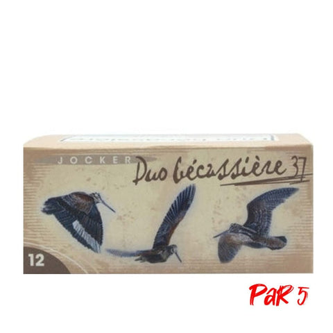 Boite de 10 Cartouches Jocker Duo Becassiere 37 BJ - Cal. 12/70/25