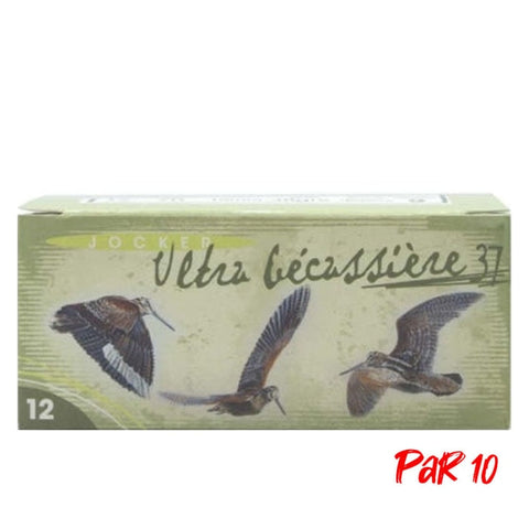 Boite de 10 Cartouches Jocker Ultra Becassiere 38 BJ - Cal. 12/70/25