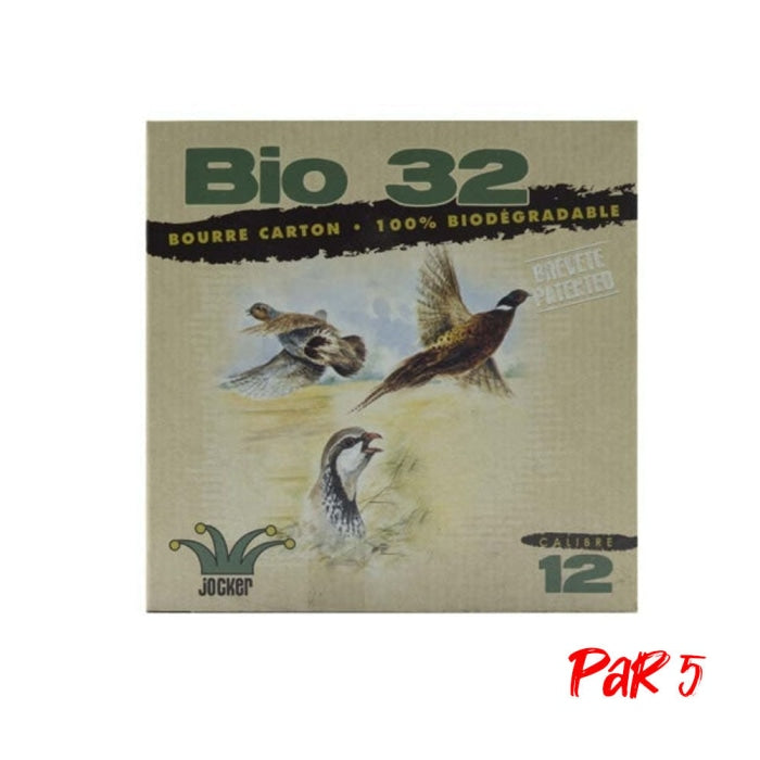 Boîte de 25 Cartouches Jocker Bio 32 BJ - Cal. 12/67/16