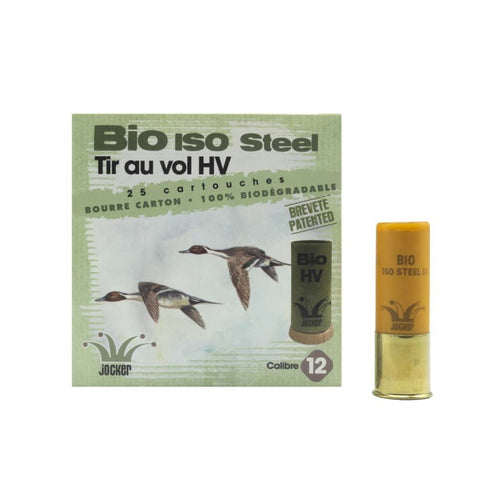 Boîte de 25 Cartouches Jocker Bio ISO Steel 50 Orange - Cal.