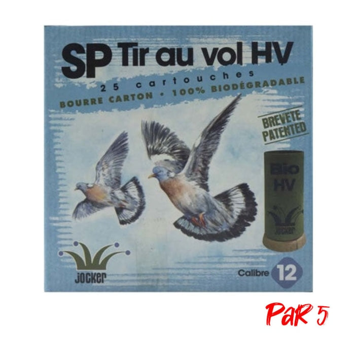 Boîte de 25 Cartouches Jocker Bio Tir au Vol 34 HV BJ - Cal.